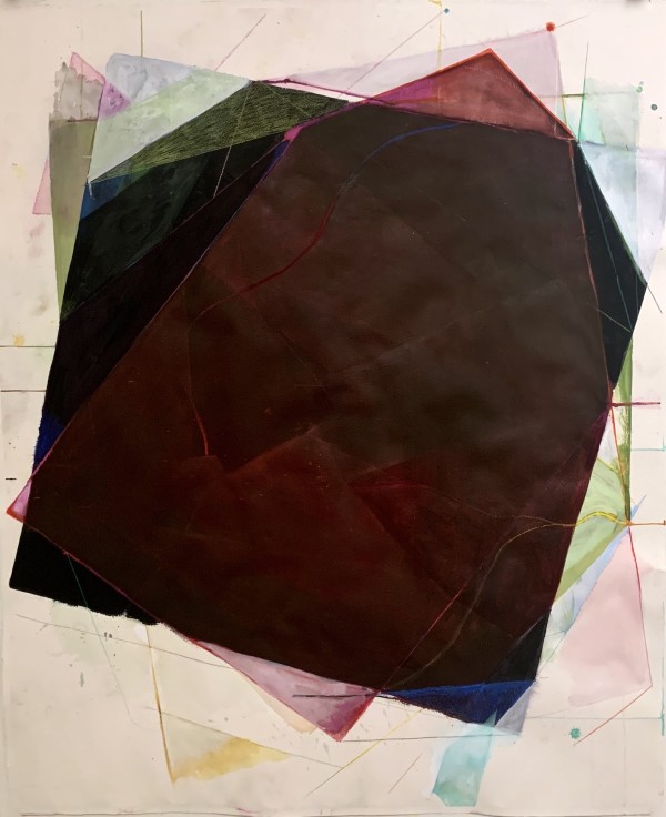 Black Square-Red Square by Maria Mimma Scarpini