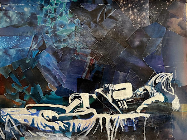 "Wounded" from the series Did You Know Chinese Americans Fought in the American Civil War? by Jeannie N. Hua
