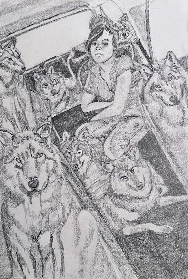Prince with Wolves in the Minivan by Jeannie N. Hua