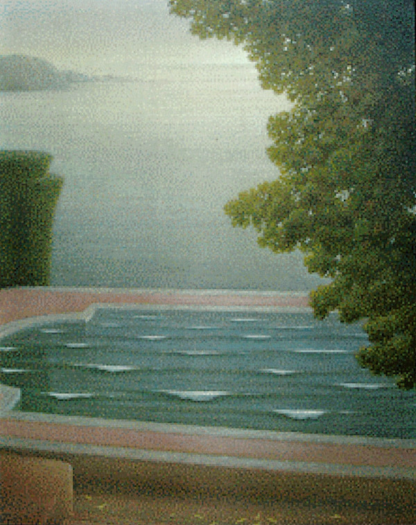 - sin titulo - Pool with waves by John Fraser