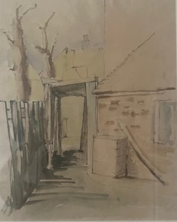 *Untitled - Politec - fence and house by John Fraser