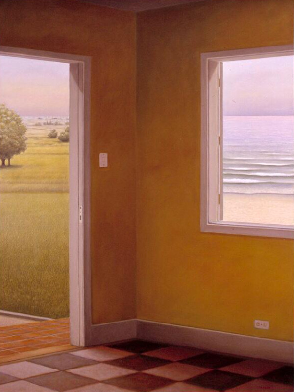 - sin titulo - doors field beach by John Fraser