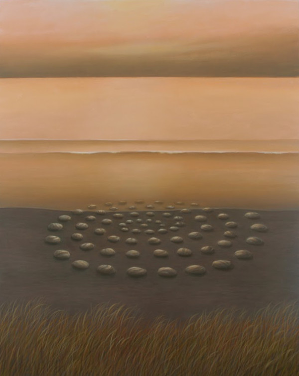 - sin titulo - rocas espiral costa by John Fraser