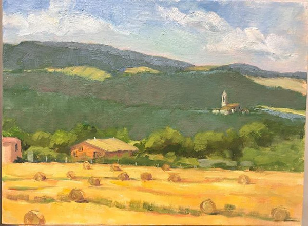 View from Italian Vineyard by Jinx Constine