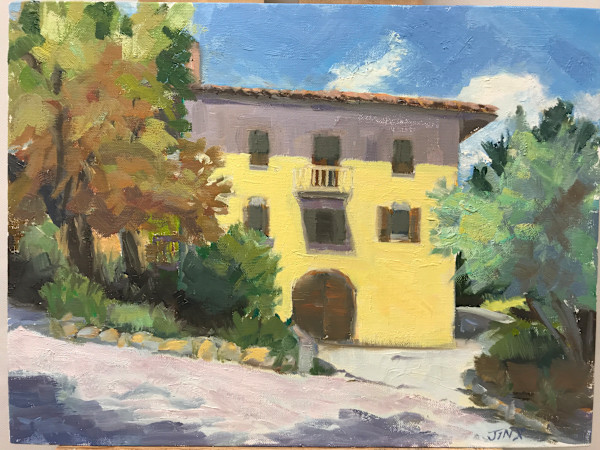 Yellow House San Lorenza, Italy by Jinx Constine