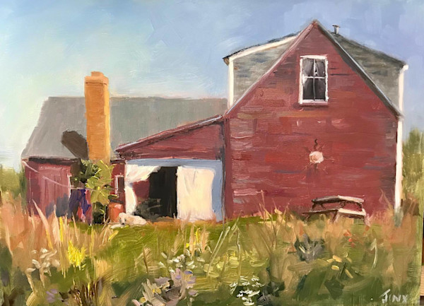 Monhegan Cottage by Jinx Constine