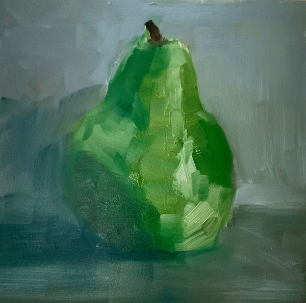 Day 1 Portrait of the Green Pear by Jinx Constine