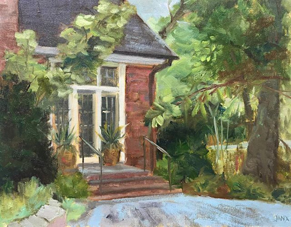 Afternoon on the Patio by Jinx Constine