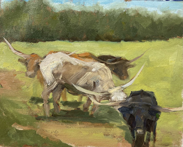 Long Horn study 1 by Jinx Constine