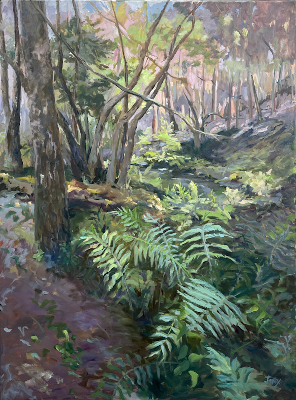Deep Into the Woods on Monhegan by Jinx Constine