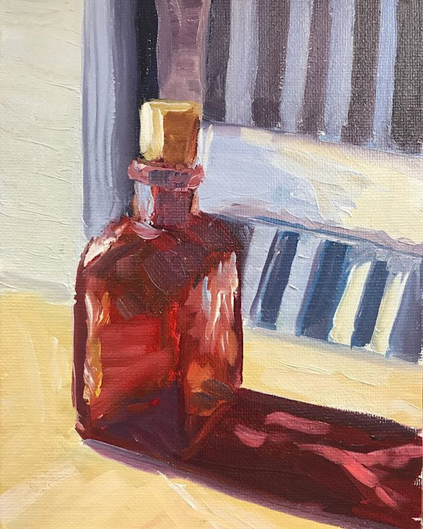 Red Bottle From Wooden Spoon Cafe by Jinx Constine