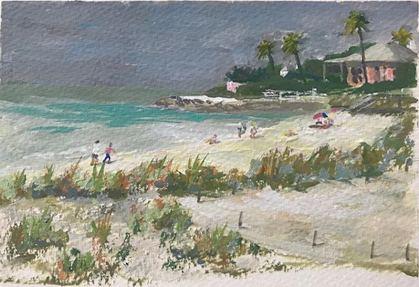 Beach at Gasparilla Sea Park FL by Jinx Constine