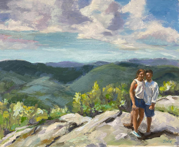 Top of Whiteside Mountain by Jinx Constine