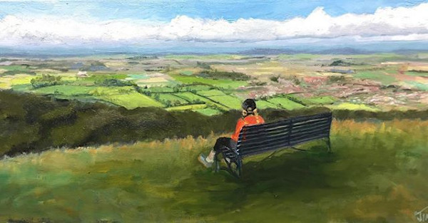 Up on An English Hill by Jinx Constine