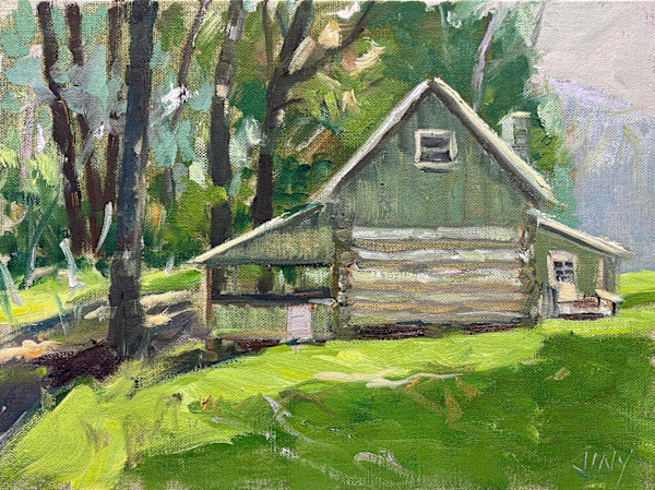 Cabin at Nans Camp by Jinx Constine