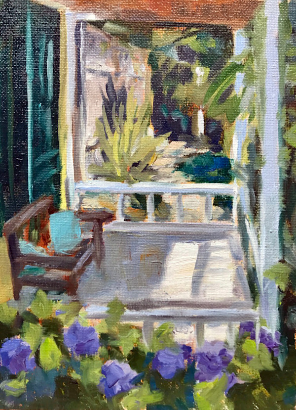 Porch at Inn on Cook Street, Provincetown, MA by Jinx Constine