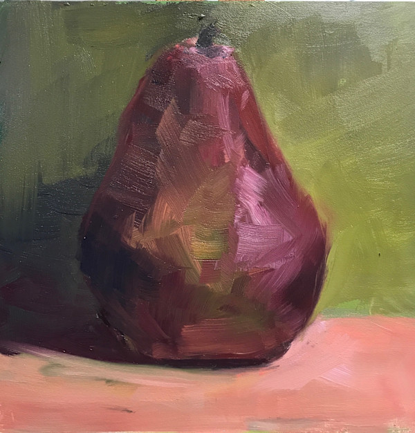 Day 13, Portrait of the Red Pear by Jinx Constine