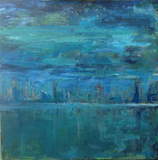 Blue City at Night by Jinx Constine