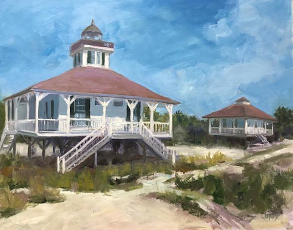 Port Boca Grande Lighthouse, Boca Grande, FL by Jinx Constine