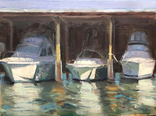 Three friends in a garage by Jinx Constine