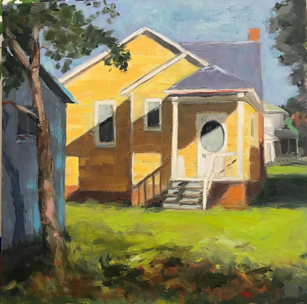 Yellow House Across the Alley by Jinx Constine