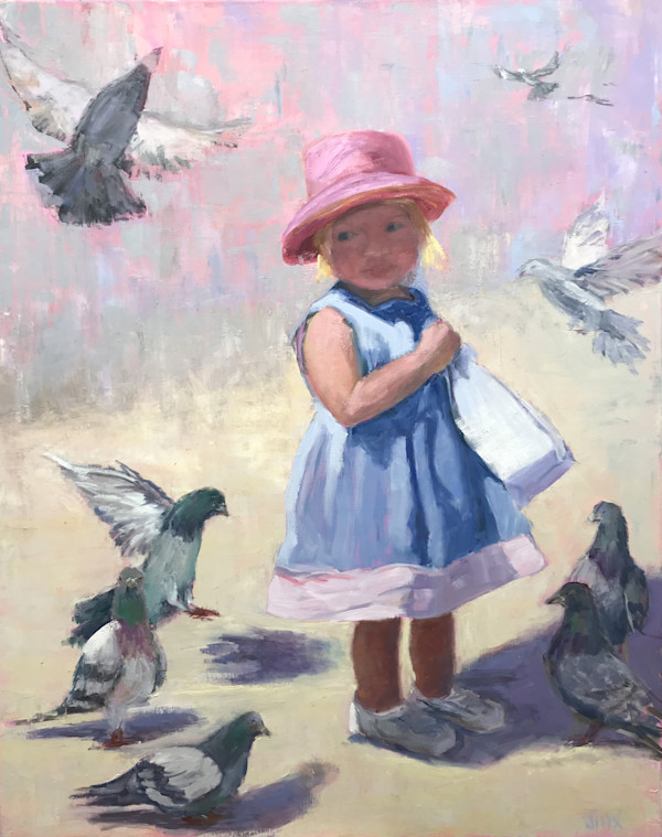 Jinx Constine  Feed the Birds, Pigeon Girl by Jinx Constine
