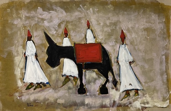 Les Bonhommes et L’Âne by Aziz Kibari