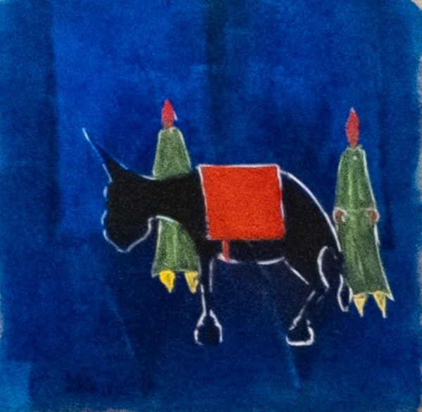 Les Bonhommes et L’Âne by Aziz Kibari