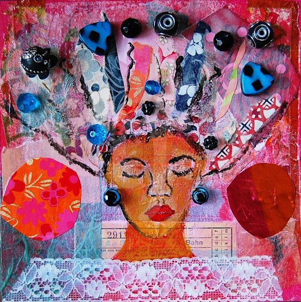 Decorated Hair by Indigene Theresa Gaskin