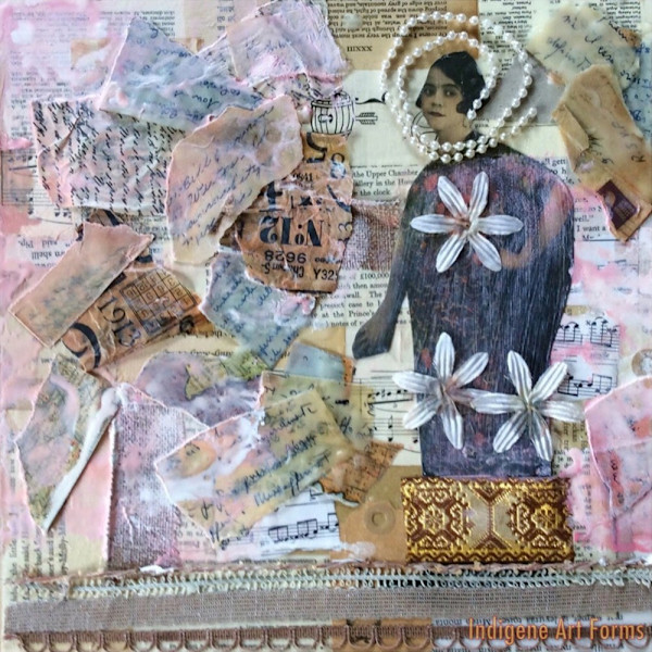 Winter Pink Cotillion by Indigene Theresa Gaskin