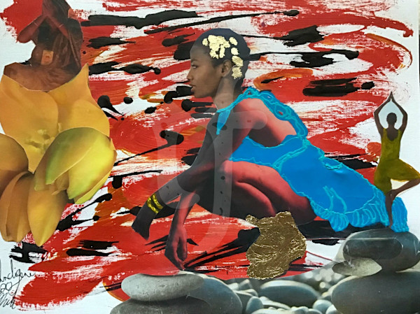 Pursuit of Meditation-11x14 inch by Indigene Theresa Gaskin
