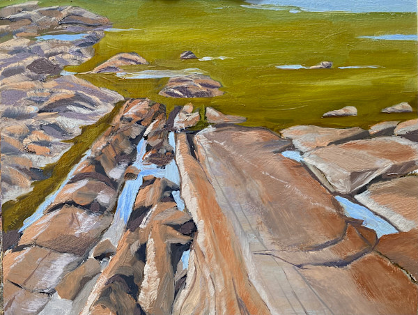 Rochers de Cacouna by Suzanne Bertrand