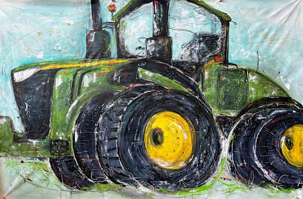 John Deere 9620R by Alicia Blach Art