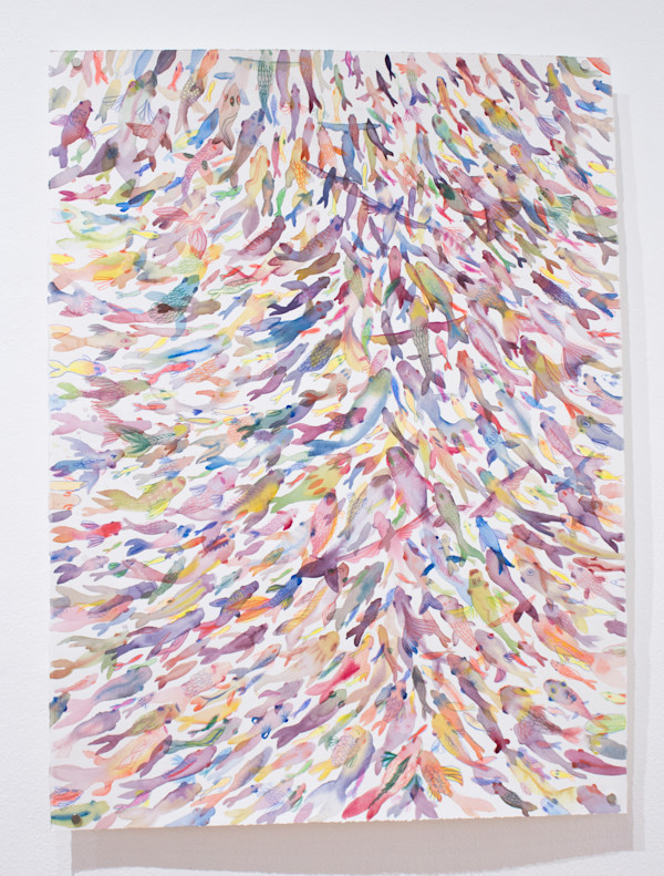 Multitude of Fish - Upstream by Jenny Chen