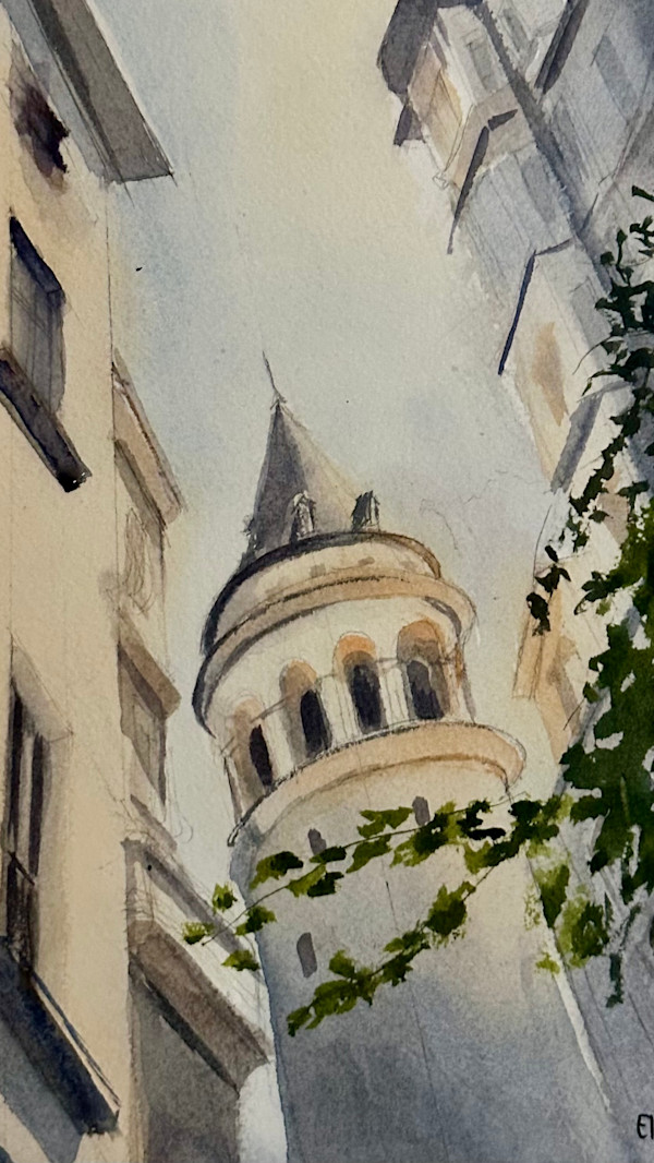 Galata Tower by Elif Ozkaya