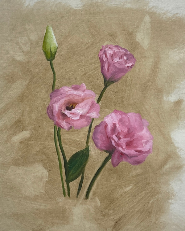 A sketch of Lisianthus by Jia Liu