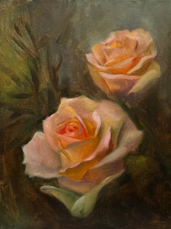 Two Roses by Jia Liu