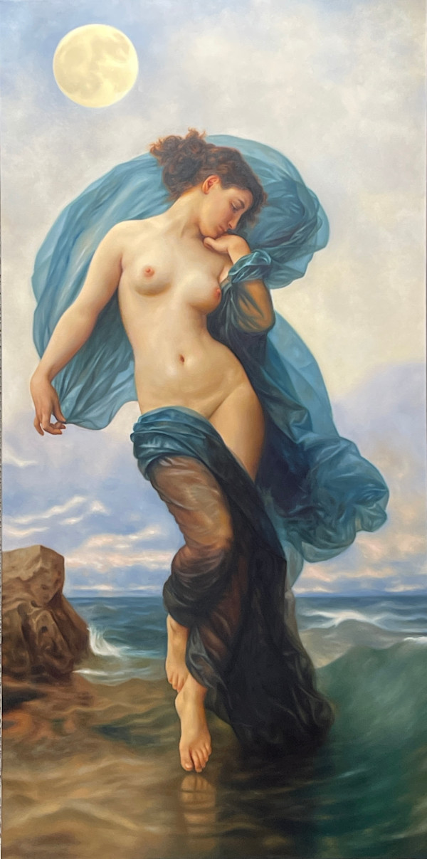 Master Copy of "Dusk" by William Bouguereau by Jia Liu