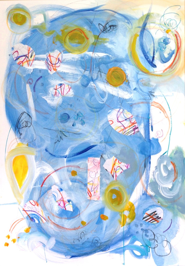 Playing in the puddles II by Heather Rachel Johnston