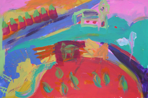 Harbour life I by Heather Rachel Johnston