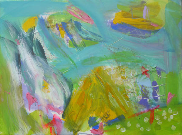 Turquoise view of by Heather Rachel Johnston