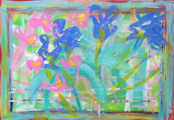 Lee, me and the conservatory by Heather Rachel Johnston