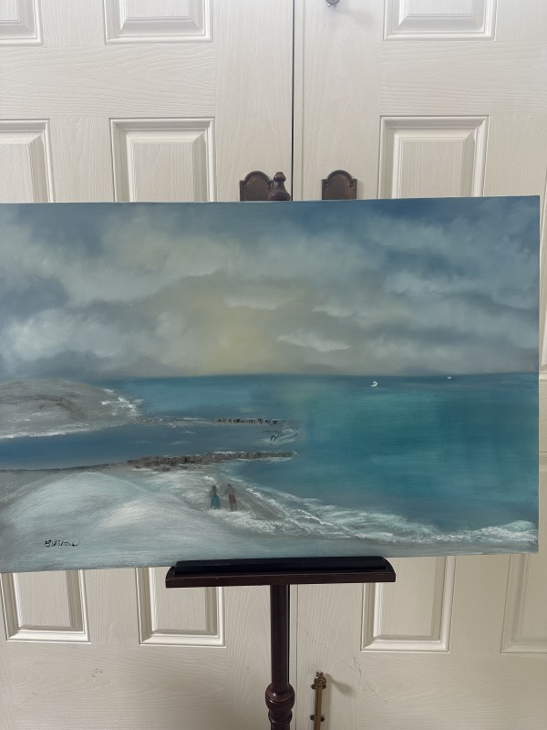 Hand in Hand at Perdido Pass by Brenda Walters