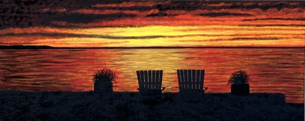 Clearwater Lake Sunset by Krista Joan Green