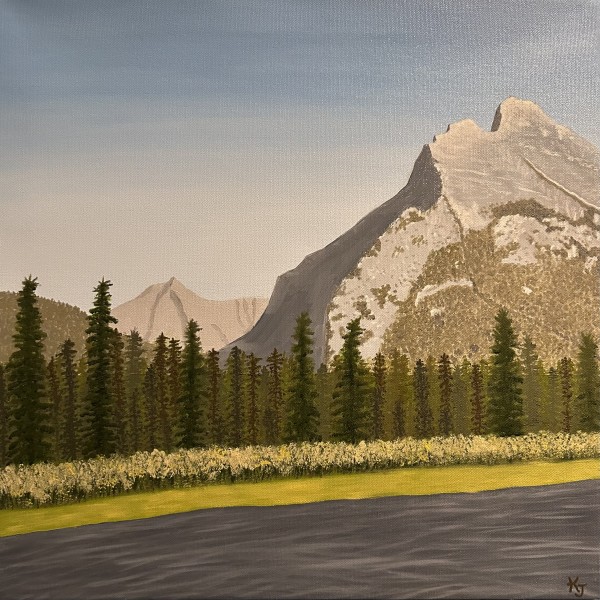 Banff’s Mount Rundle by Krista Joan Green