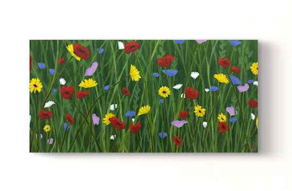 Field of Wildflowers by Krista Joan Green