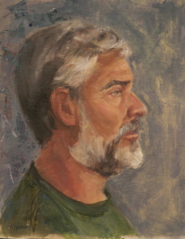 Clark in Profile by Theresa Harris, Image 2.