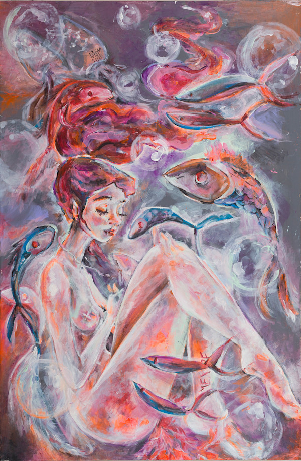 Girl Underwater by Isis A//fourtoeight, Image 1.