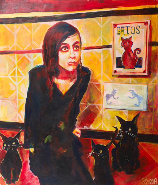 Madrileña con Gatos by Isis A//fourtoeight