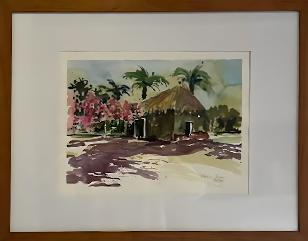 Beach Hut by Linda Whynman